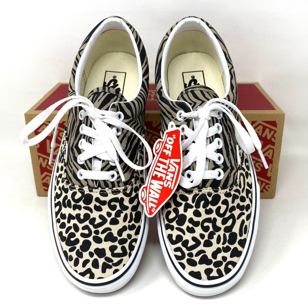 💖MEGA SALE💖Vans Era   Leopard Tiger Skateboarding Women's  Safari VN0A54F19M7 - Picture 3 of 12